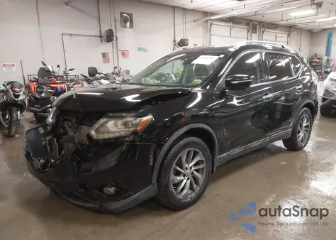 2015 Nissan Rogue Sl z USA, uszkodzony, nr VIN 5N1AT2MV1FC859355